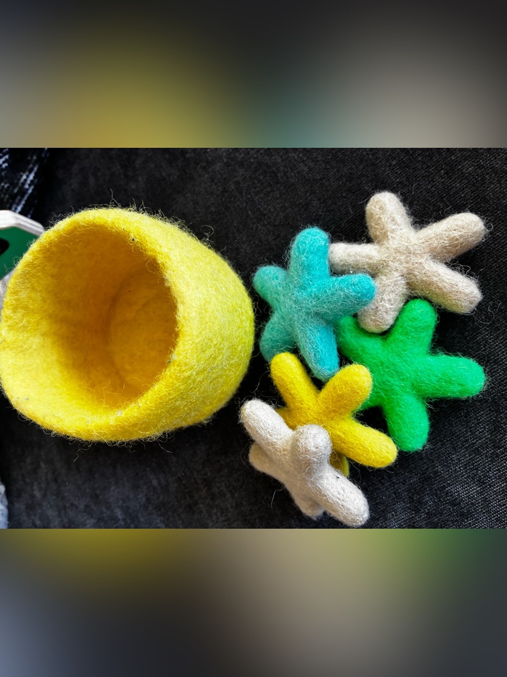 Lovevery Transfer Felt Stars The Companion Play Kit 5 stars - NO TWEEZERs